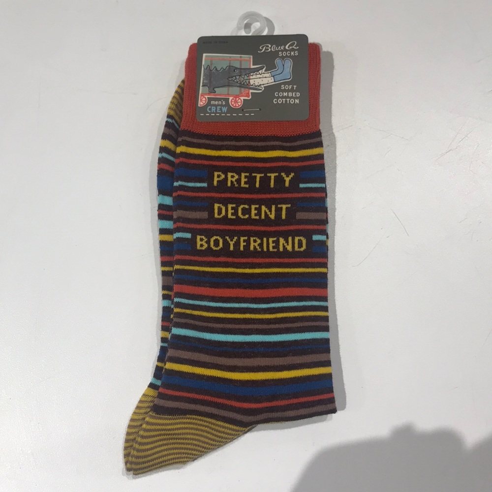 Pretty decent boyfriend socks